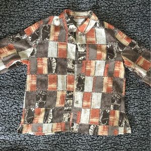 Stylish Patchwork Blouse